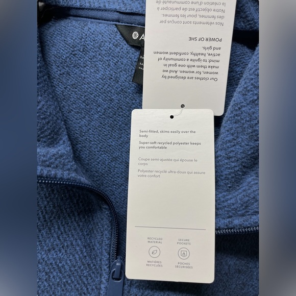 Athleta Stroll Fleece Full Zip Jacket - Picture 10 of 10